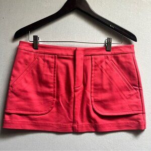 NWT Ports 1961 coral color mini skirt Sz 6